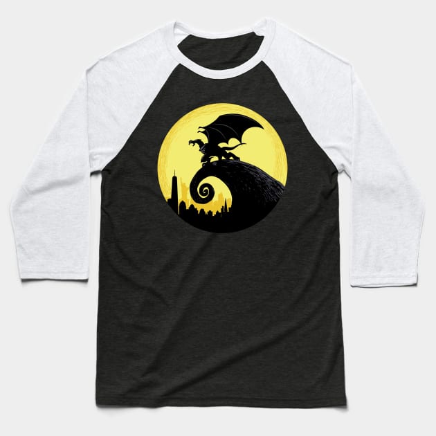 Gargoyles Baseball T-Shirt by JayHai